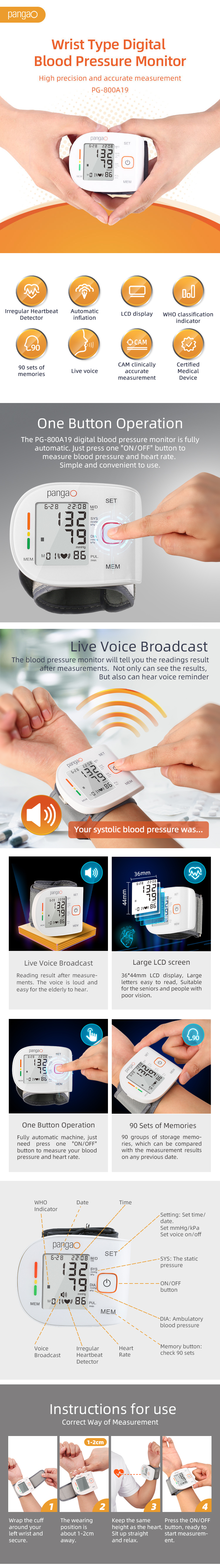 Blood Pressure Monitor - Wrist (pang)