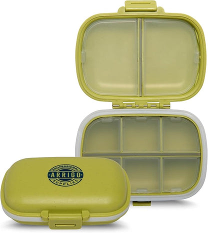 Pill Organizer - Clamshell– 4 Pack Portable Travel Pill Cases