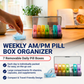 Arrigo weekly AM/PM pill organizer