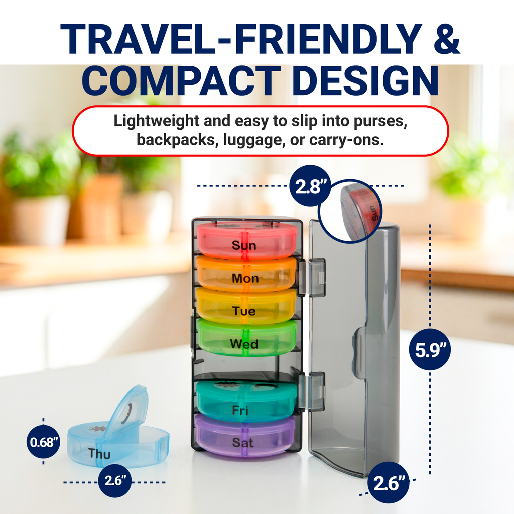 Arrigo weekly AM/PM pill organizer - detail 4
