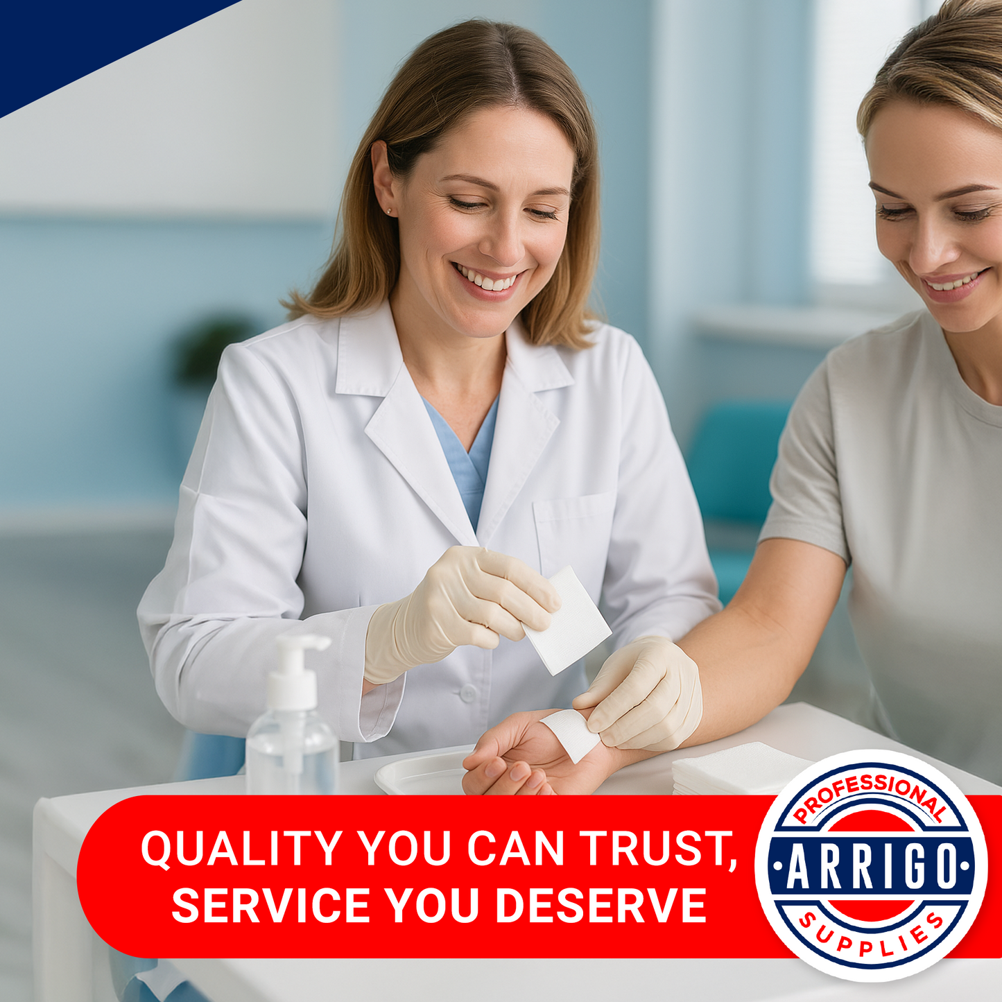 Non-Woven Sponges – 4-Ply Medical Grade Lint-Free Dressing Sponges