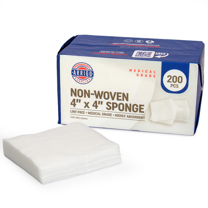 Non-Woven Sponges – 4-Ply Medical Grade Lint-Free Dressing Sponges