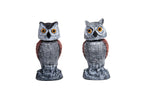 Arrigo owl decoys to scare birds away, 2 pack