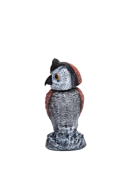 Fake Plastic Owl Decoys to Scare Birds Away - 2 Pack