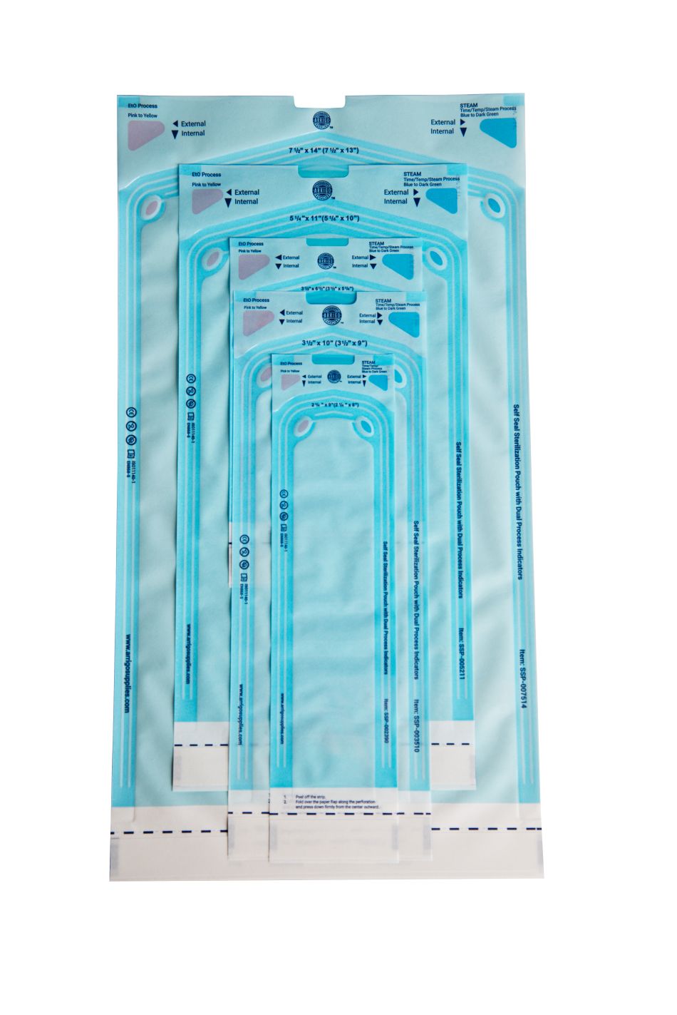 Self-Sealing Sterilization Pouches