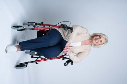 Arrigo Rollator Walker with Large Cushioned Seat
