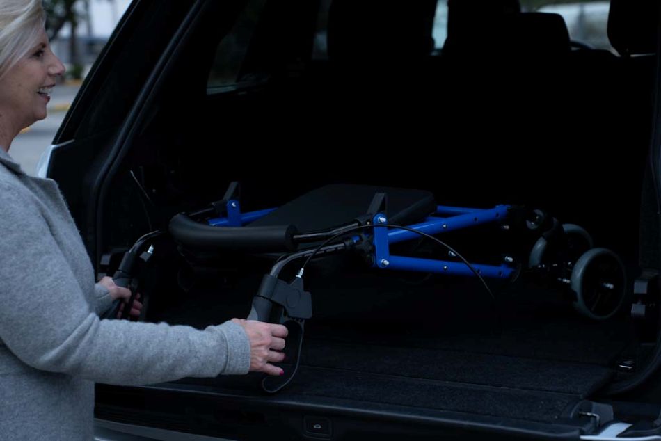 Arrigo Rollator Walker with Large Cushioned Seat