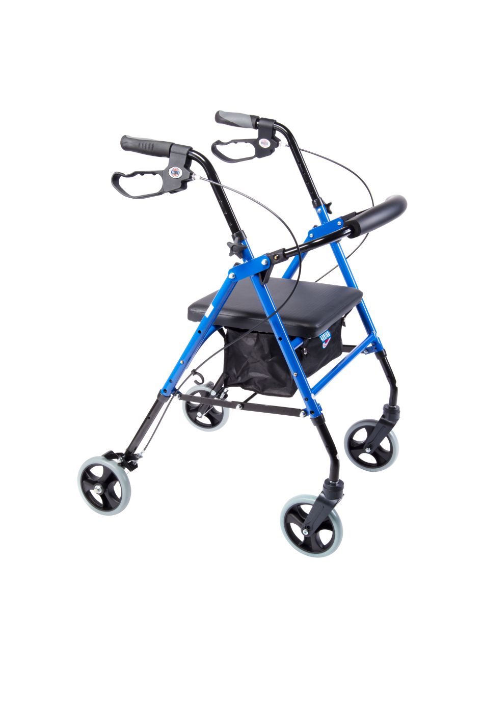 Arrigo Rollator Walker with Large Cushioned Seat