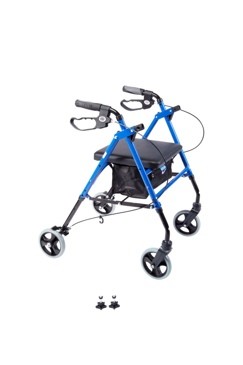Arrigo Rollator Walker with Large Cushioned Seat