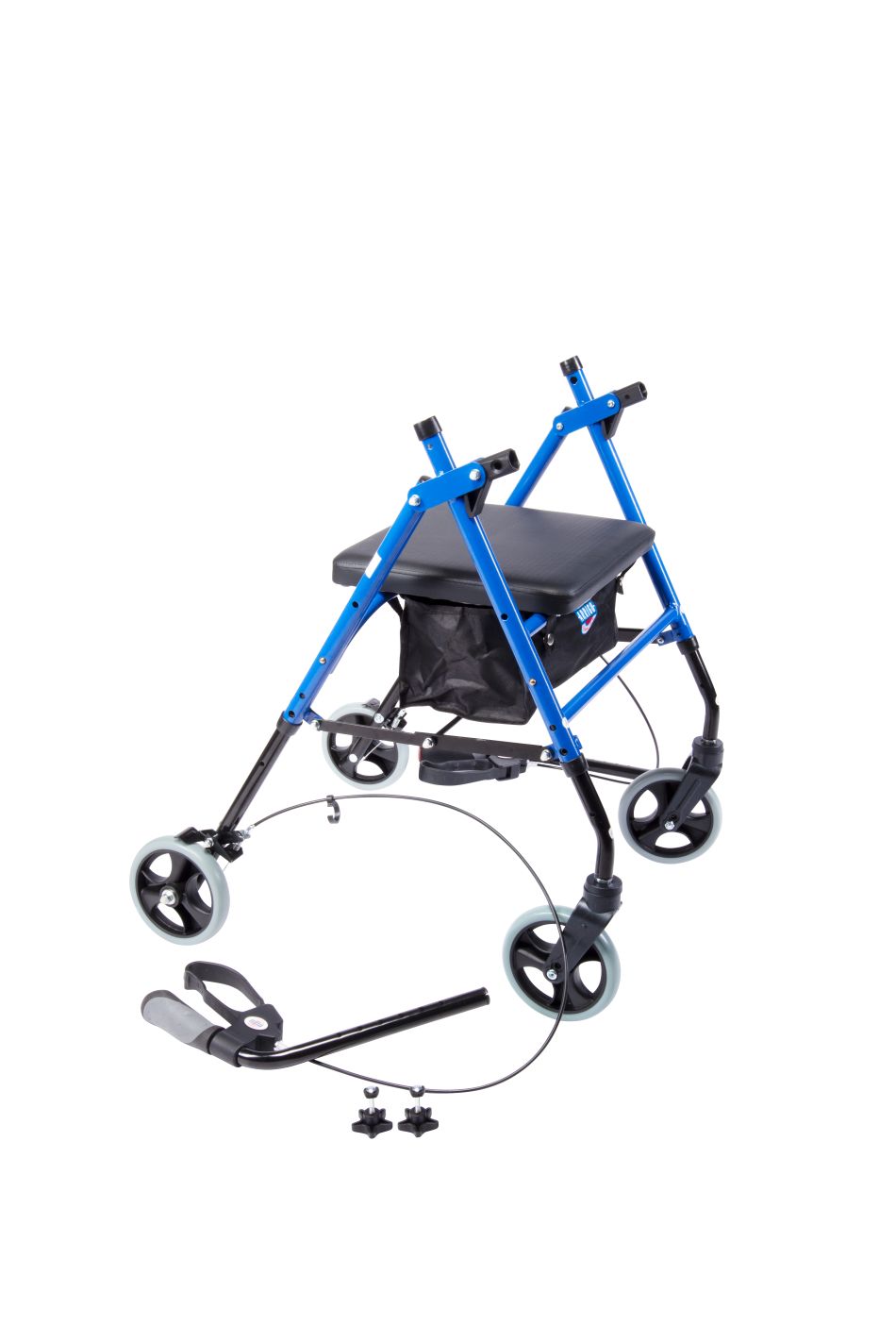 Arrigo Rollator Walker with Large Cushioned Seat