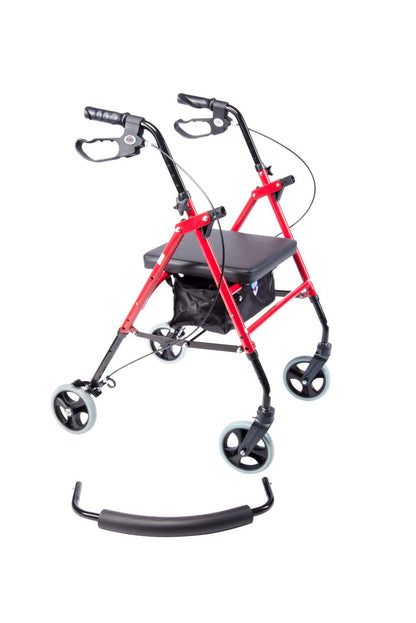 Arrigo Rollator Walker with Large Cushioned Seat