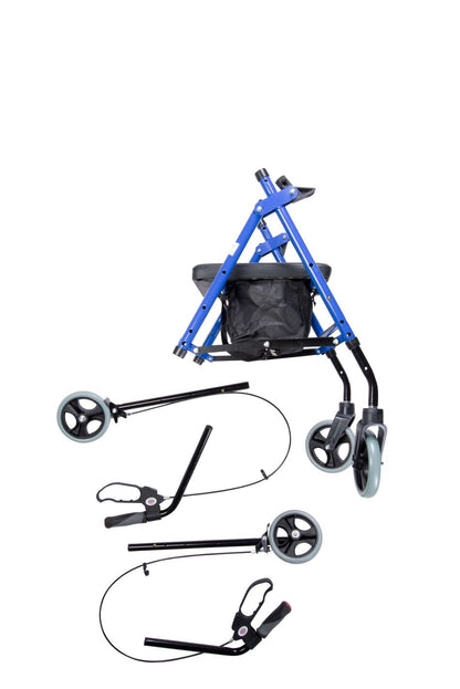 Arrigo Rollator Walker with Large Cushioned Seat