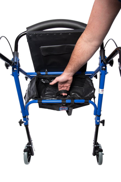 Arrigo Rollator Walker with Large Cushioned Seat
