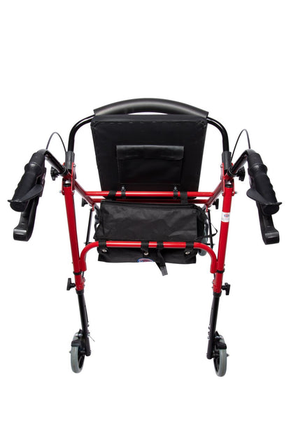 Arrigo Rollator Walker with Large Cushioned Seat