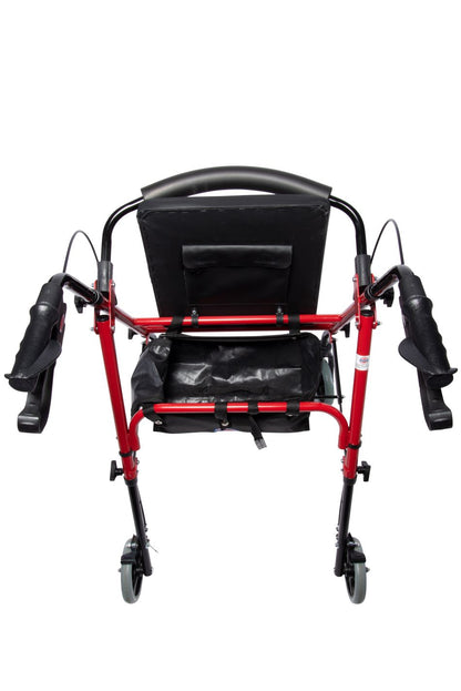 Arrigo Rollator Walker with Large Cushioned Seat