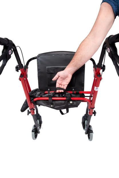 Arrigo Rollator Walker with Large Cushioned Seat