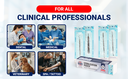 Self-Sealing Sterilization Pouches – Medical Grade Autoclave Bags for Steam & EO Sterilization