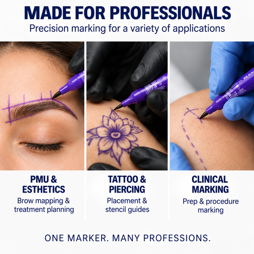 Professional uses for the violet markers
