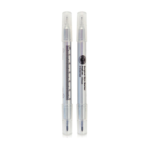Grey body dual tip skin markers, 100 pack